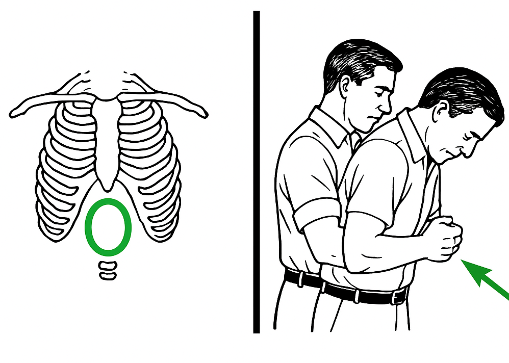하임리히법에 관련된 사진