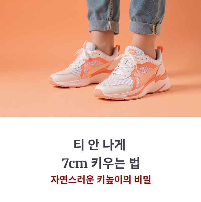 '티 안 나는' 키높이 깔창: '7cm까지' 자연스럽게 높이는 '브랜드 TOP 5' 추천