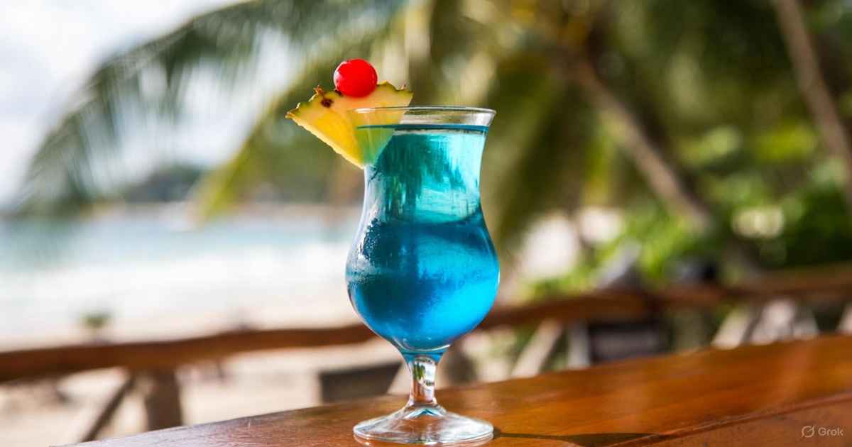 블루하와이 황금 레시피 &amp; 유래 및 완벽한 안주 추천