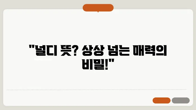 널디뜻
