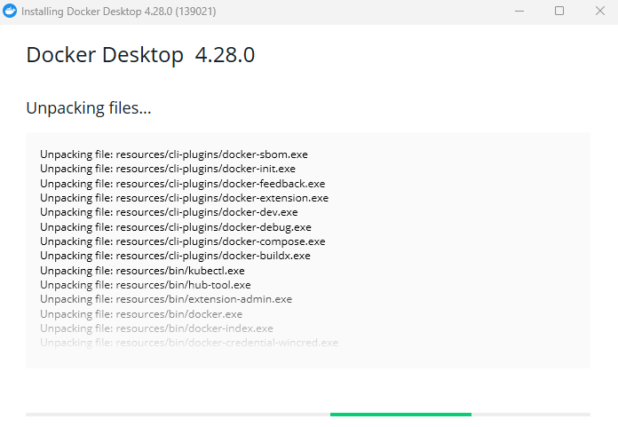 Installing docker