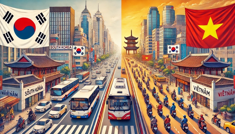 베트남 대중교통, 한국보다 편리할까?(택시,버스,오토바이)