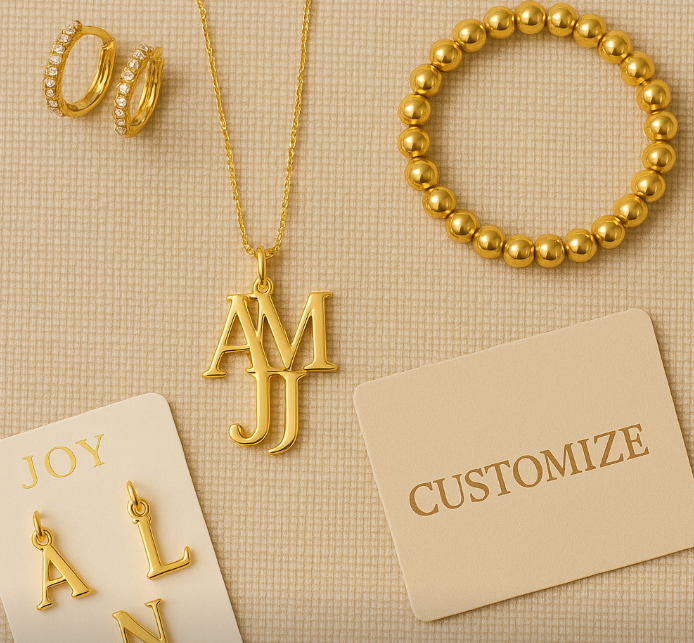 Elegant jewelry product scene