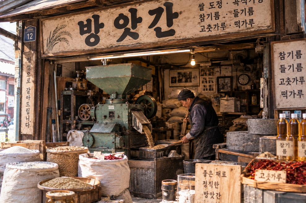 동네 방앗간에서는 어떻게 쌀과 곡식을 가공했을까?