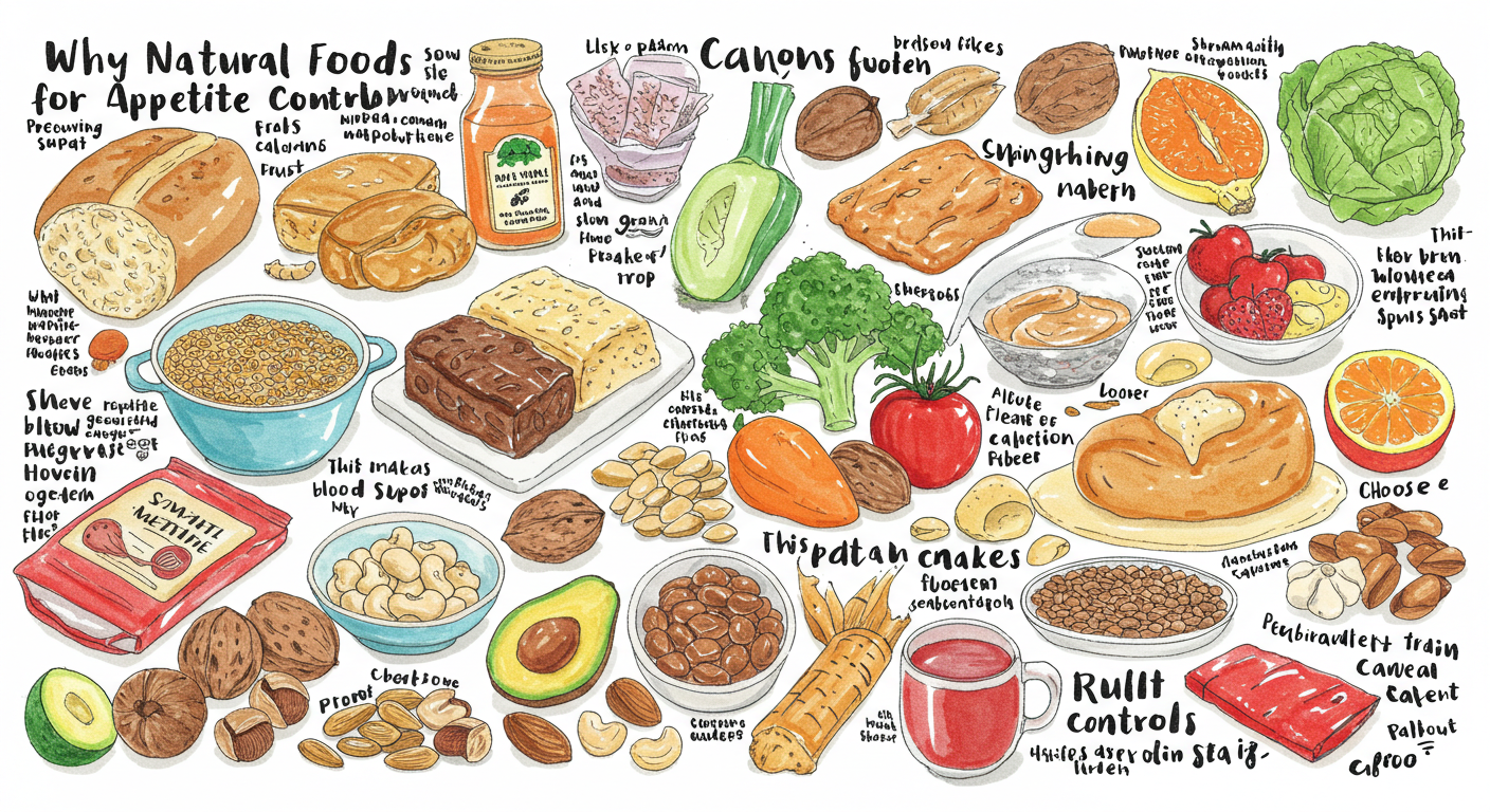 식욕 조절을 돕는 천연 식품