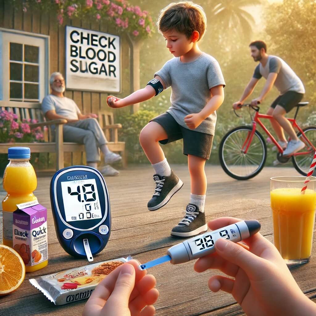 어린이-당뇨-관리-운동