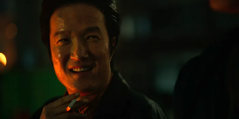 무도실무관에서 한병순 역을 맡은 이중옥