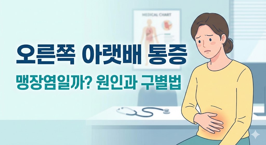 오른쪽 아랫배 통증