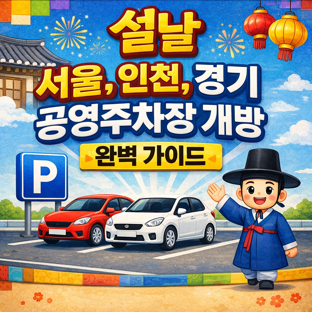 서울 지역 무료 공영 주차장 확인하러 가기
