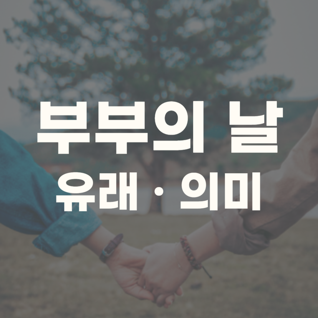 부부의 날 유래 의미