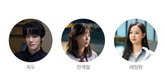 등장인물 소개 화면1