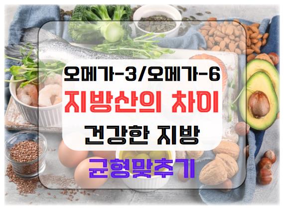 오메가-3와 오메가-6 지방산의 차이: 건강한 지방의 균형 맞추기