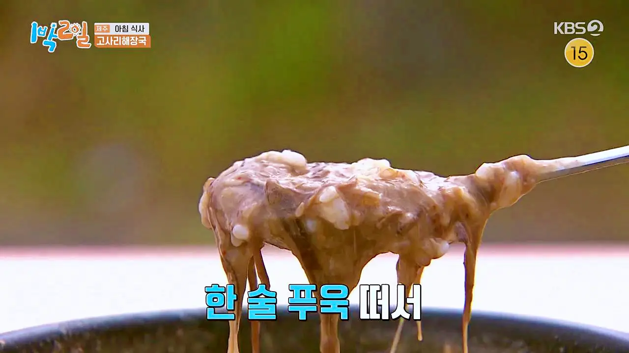 1박2일 제주하루살기 아침식사 향토음식 고사리육개장 고사리 해장국 맛있는 식당 제주 서귀포 맛집 추천 소개