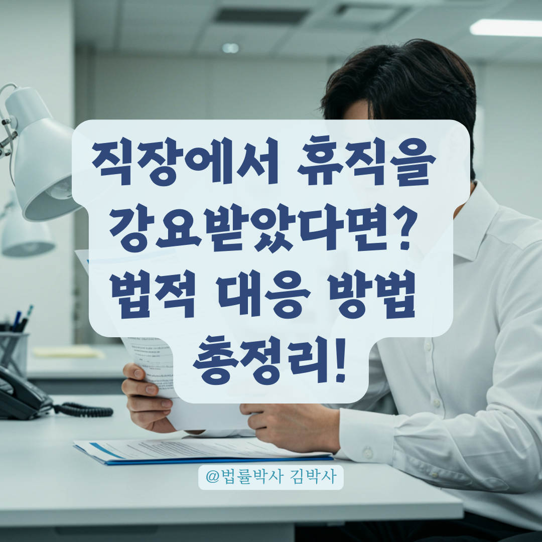 휴직 강요받았다면, 직장 내 괴롭힘 인정받는 절차부터 확인하세요