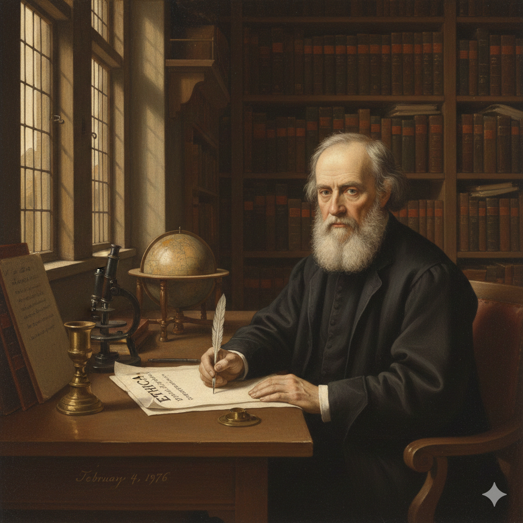 바뤼흐 스피노자(Baruch Spinoza) 초상화, 네덜란드 합리주의 철학자, 범신론 사상가, 에티카 저자 인물 사진, IDEA의 이것저것 블로그 인문학 콘텐츠