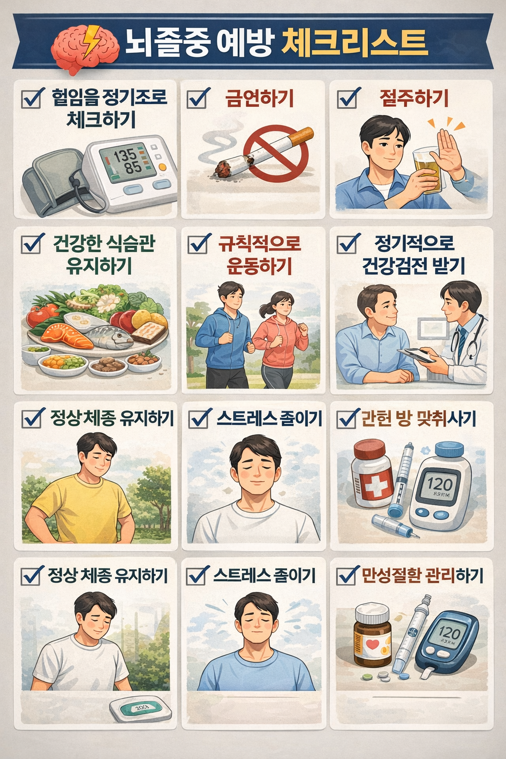 뇌졸중체크리스트