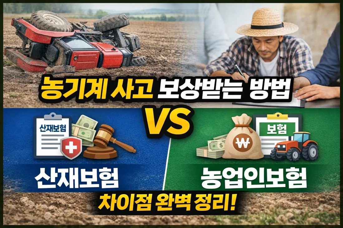 농기계 사고 보상받는 방법