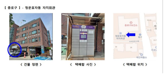 여성 안심 택배함 예시