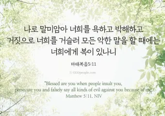 마태복음 5장 16절 성경말씀 - 이같이 너희 빛이 사람 앞에 비치게 하여_23