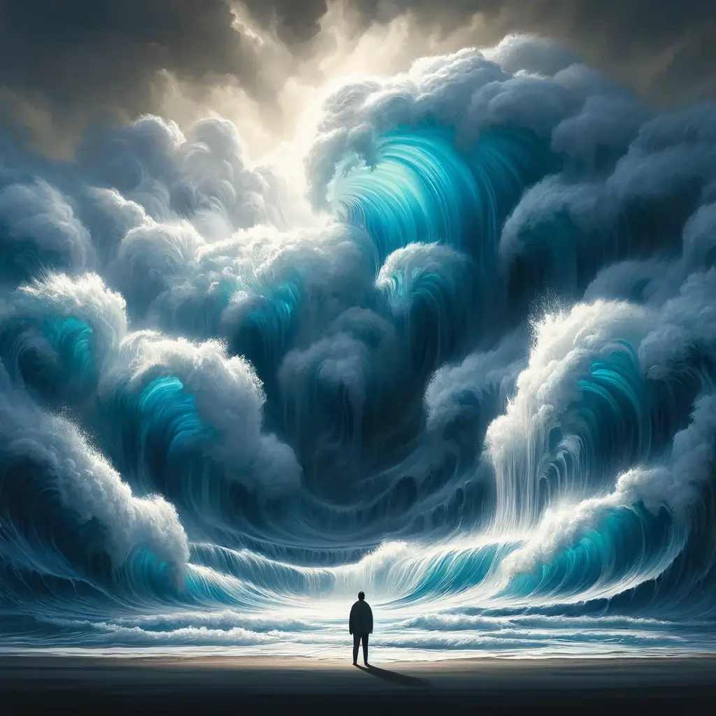 파도가 덮치는 꿈 해몽