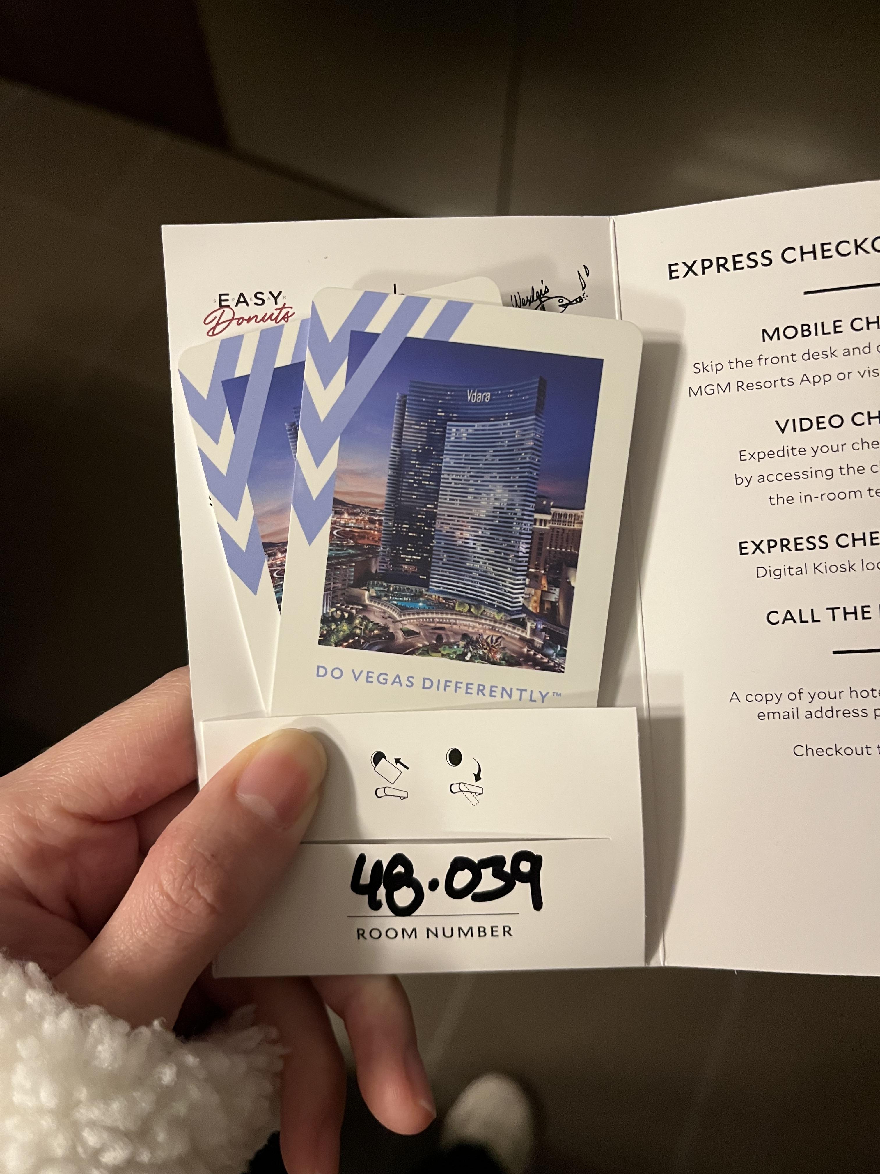 브이다라 호텔 카드키