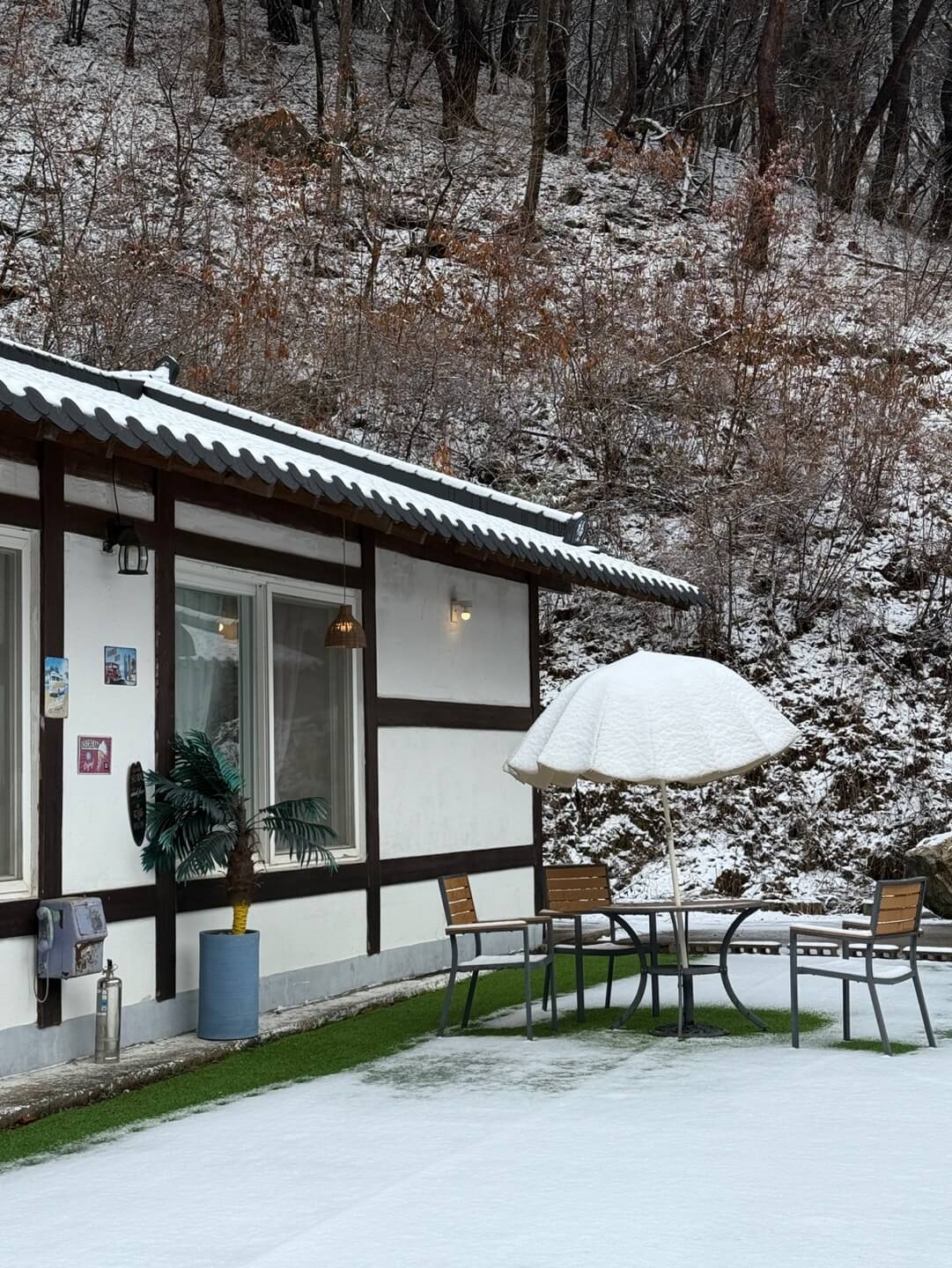 천안 독채 펜션 핑크마티니 외관 전경