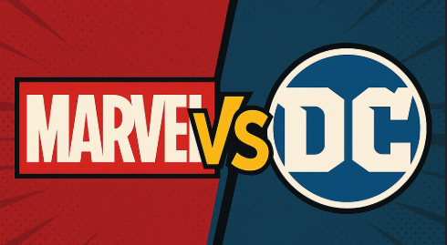 마블 vs DC 로고