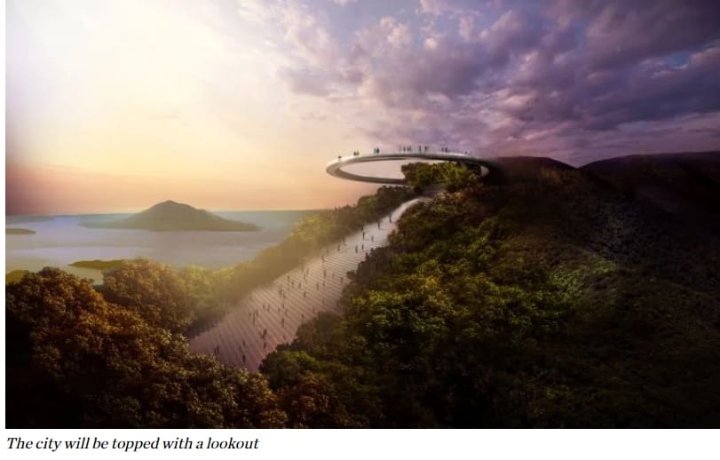 엘살바도르 대통령, 화산 비트코인시티 디자인 공개 VIDEO: El Salvador's president reveals design for volcanic Bitcoin City