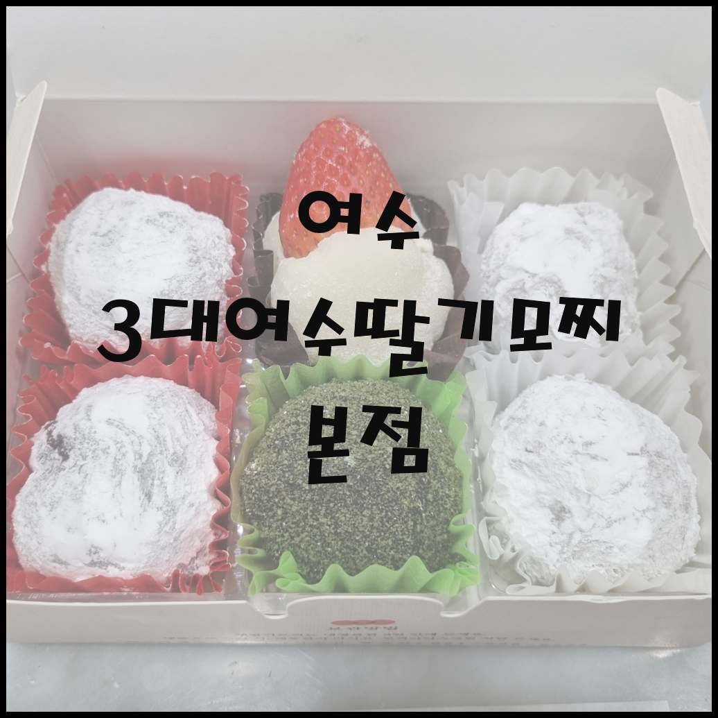 3대 여수 딸기모찌 본점