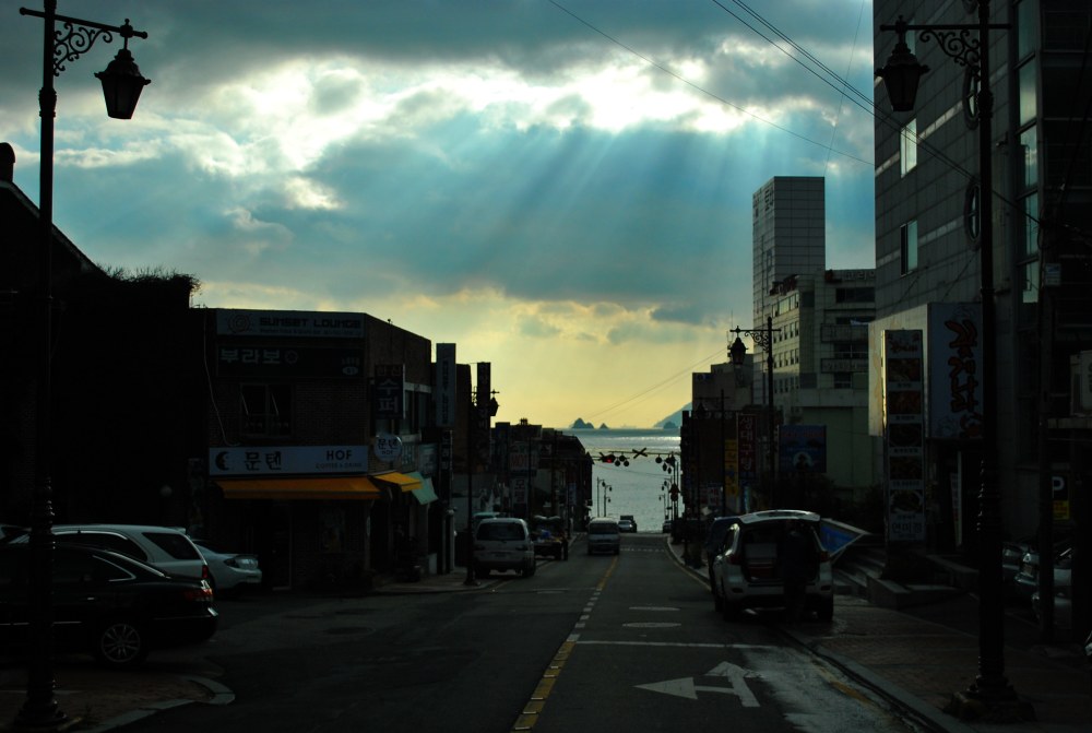 해운대 미포항 풍경