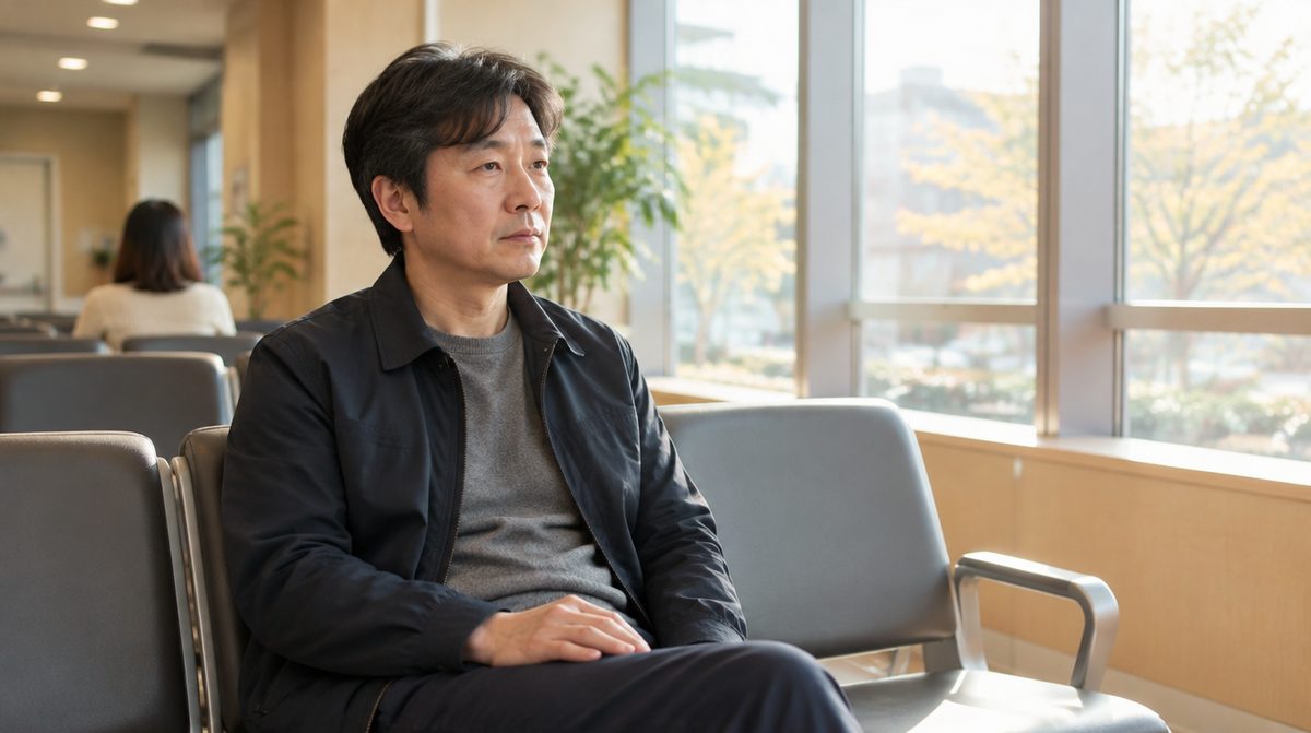 경직 보톡스 진료를 기다리는 뇌출혈 환자