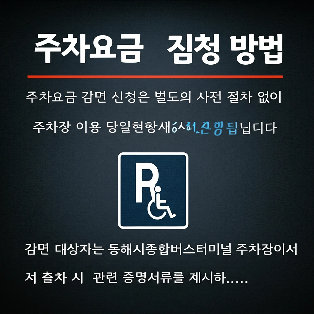 동해시종합버스터미널 주차비 2025 ..