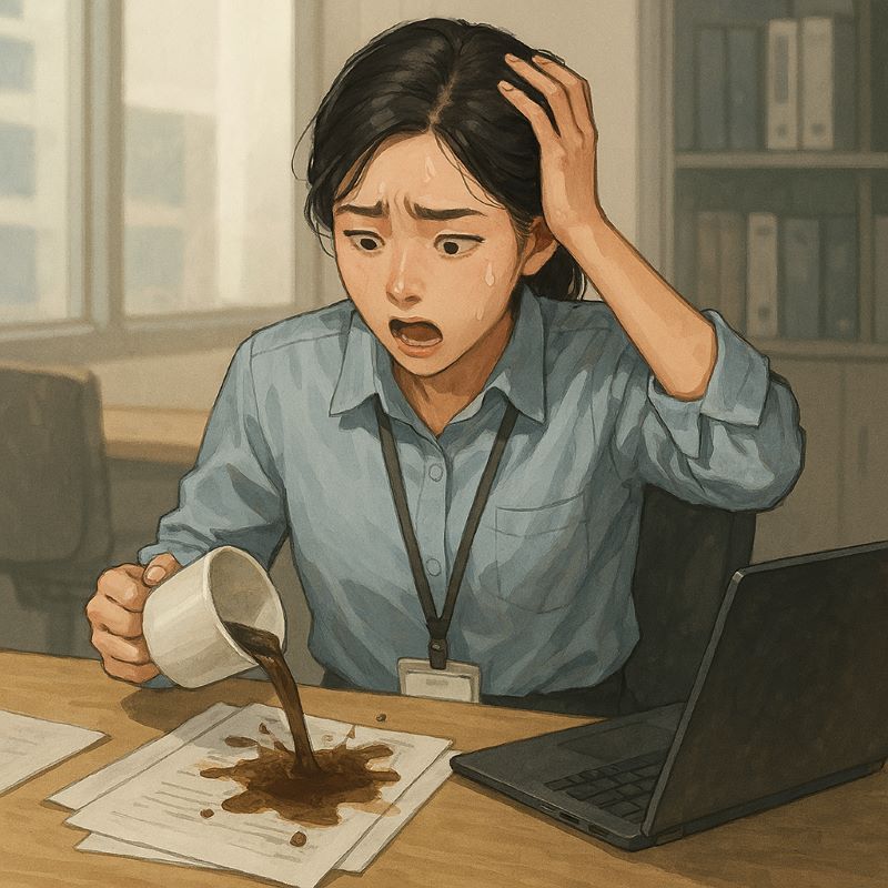 직장에서 실수하는 꿈 – 완벽주의 스트레스