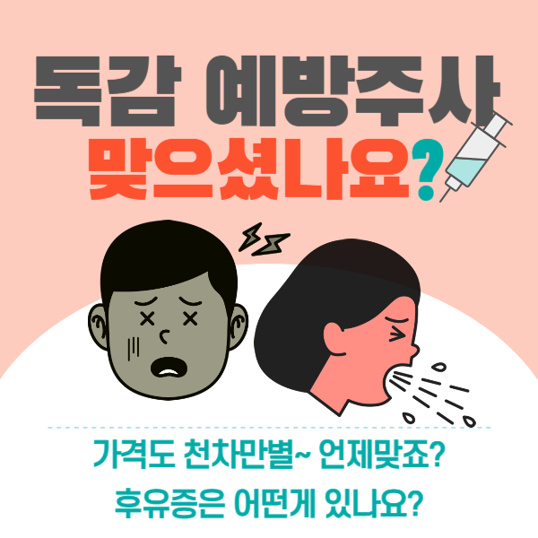 독감예방접종 가격
