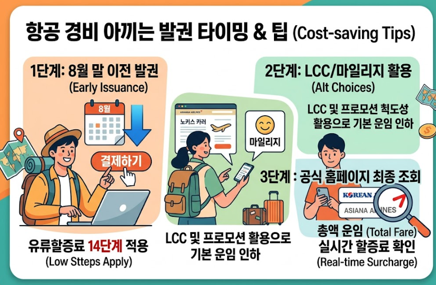 국제선 유류할증료 인상