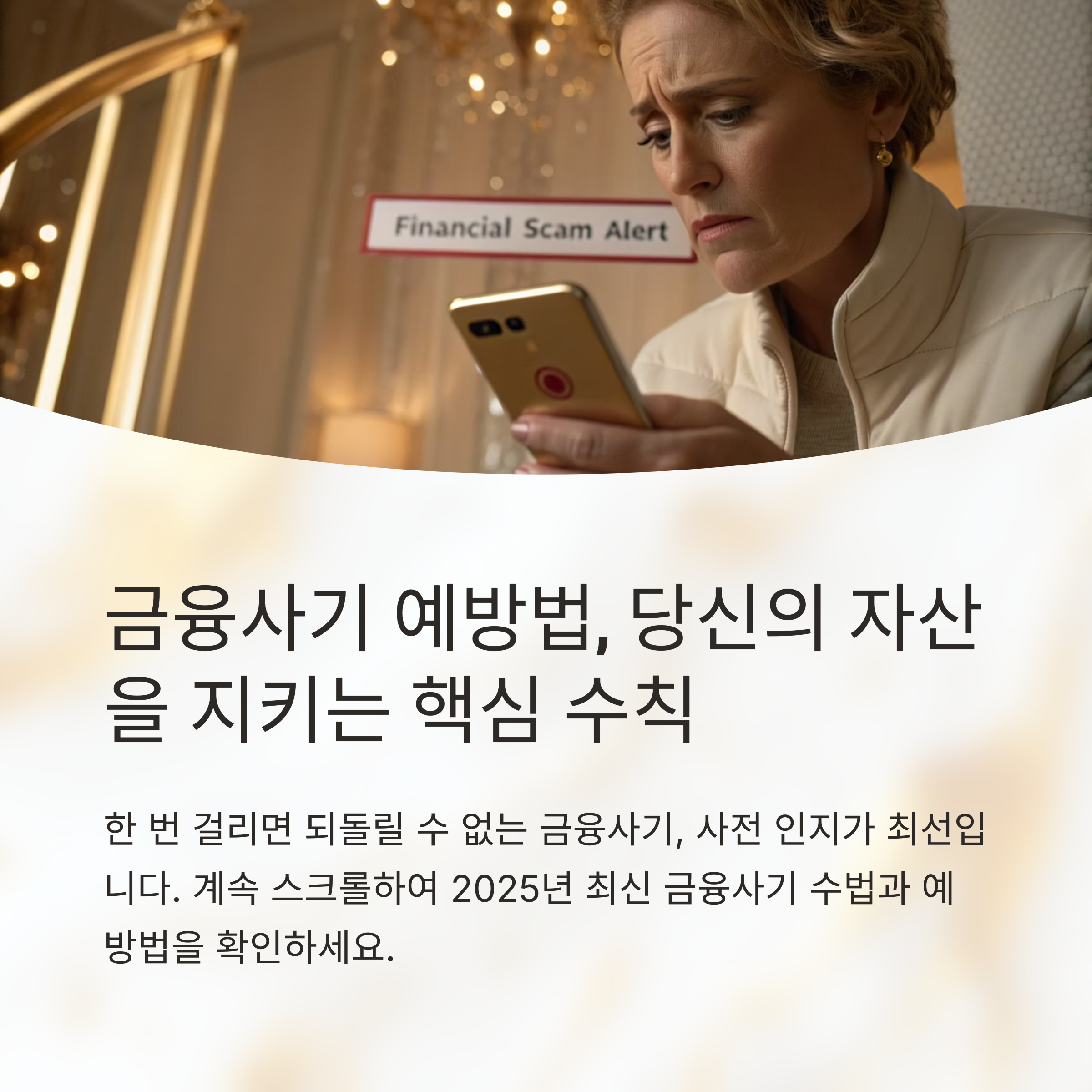 금융사기 예방법, 꼭 알고 넘어가야 할 핵심 수칙