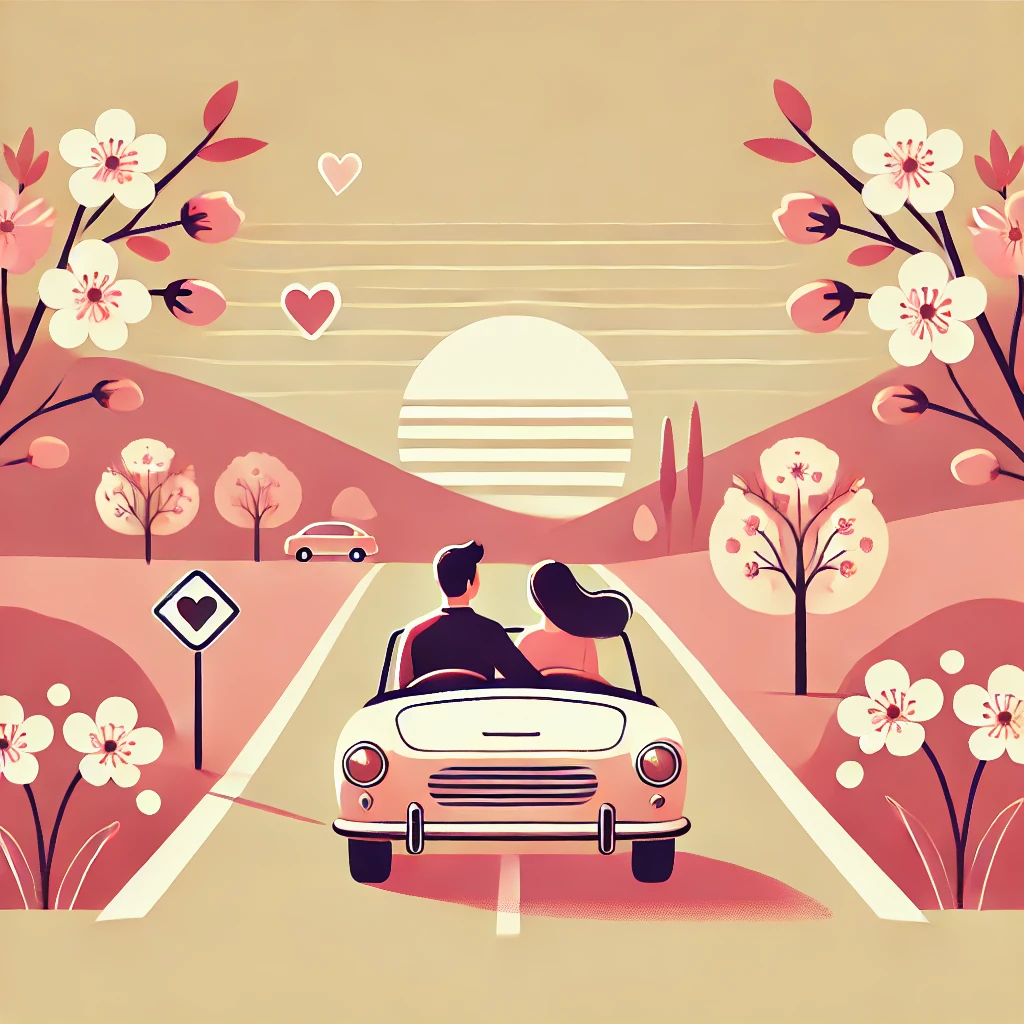 봄날의 감성 드라이브 데이트 코스