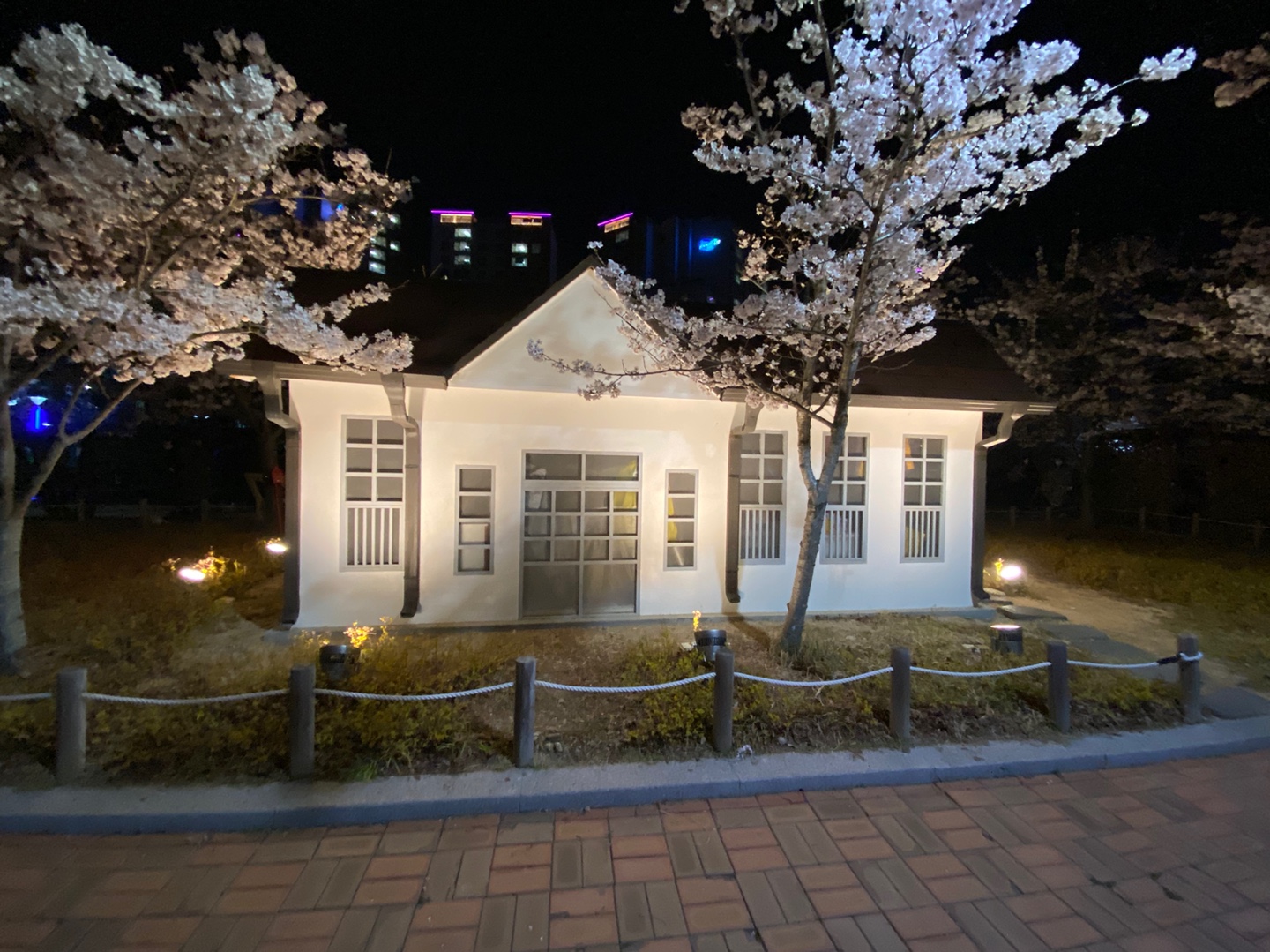 진해벚꽃실시간으로 본 경화역 옛경화역건물