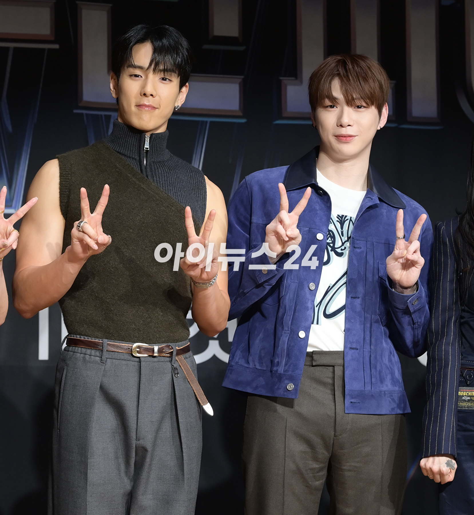 가수 강다니엘이 17일 오전 서울 마포구 상암동 DMC타워에서 열린 Mnet '스트릿 우먼 파이터2' 제작발표회에 MC로 참석하고 있다. [사진=정소희 기자]