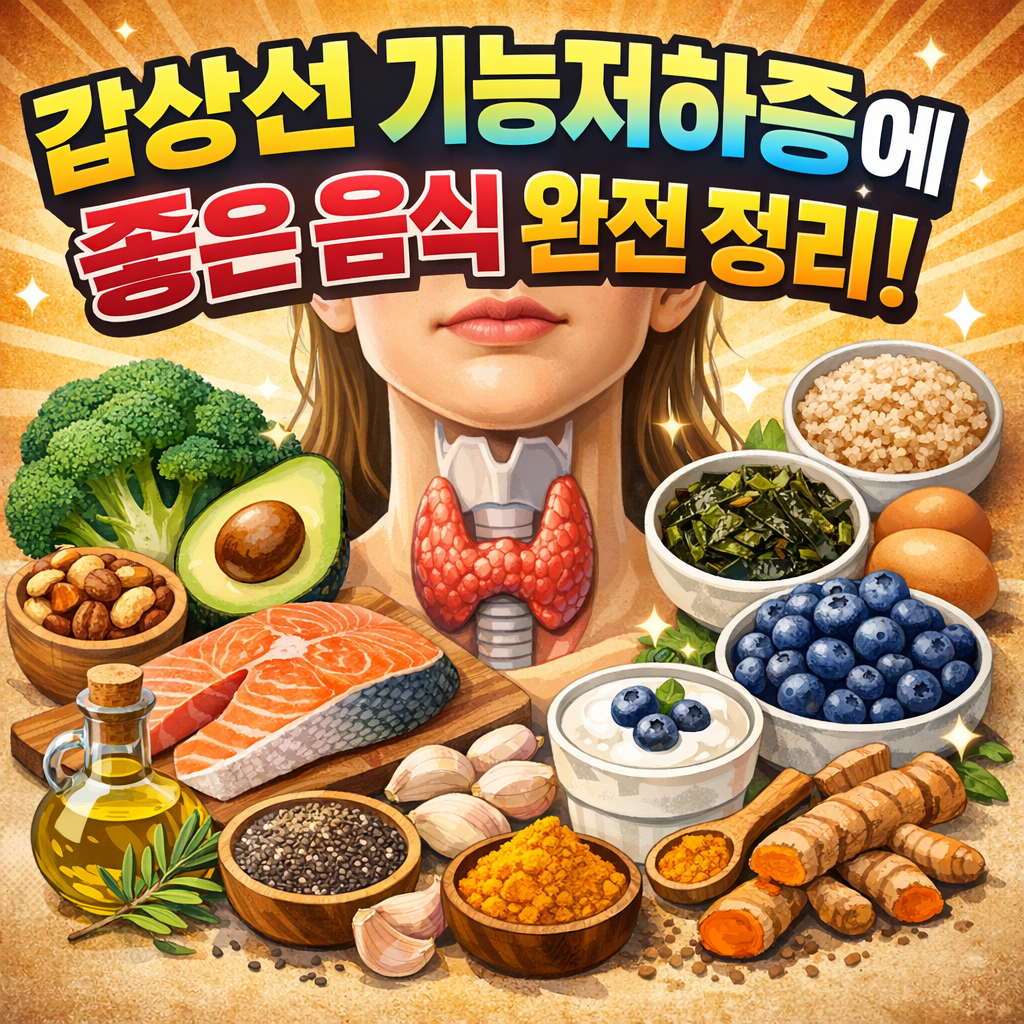 갑상선 기능저하증에 좋은 음식