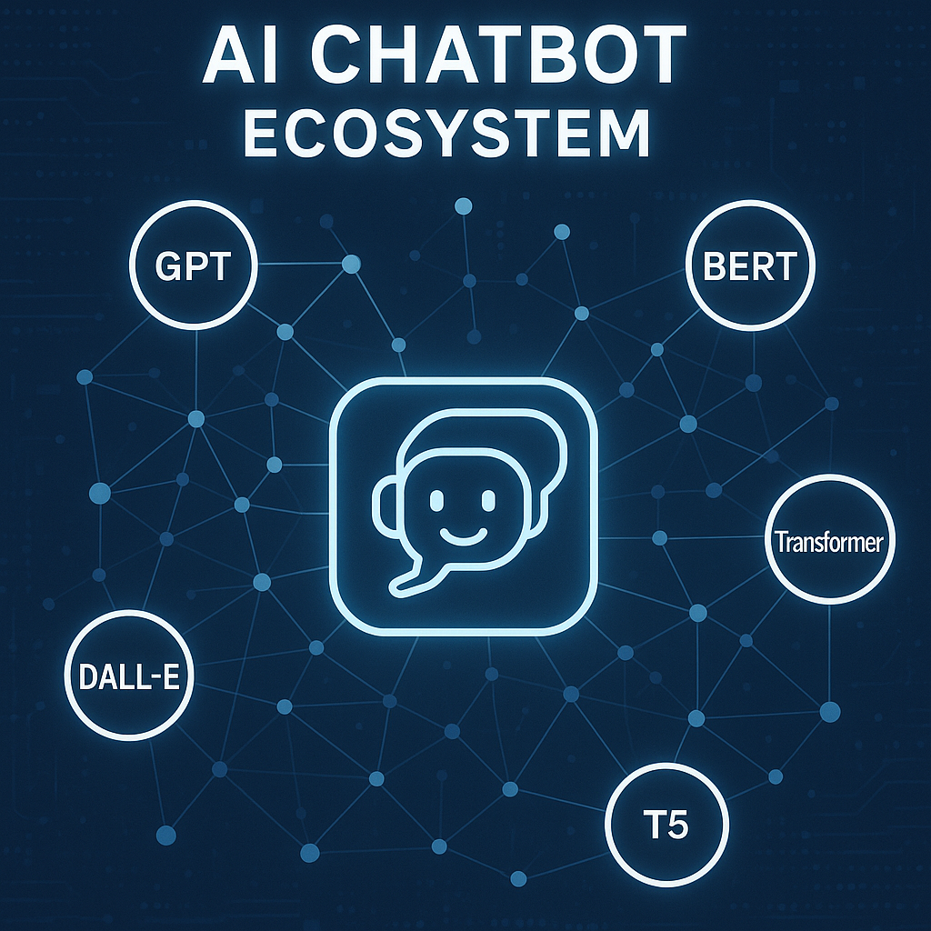다양한 AI 모델들이 연결된 생태계