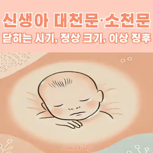 신생아 대천문·소천문 닫히는 시기, 정상 크기, 이상 징후 총정리 썸네일