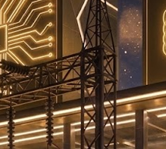 AI 데이터센터 시대&amp;#44; 전력 대장주 비교 총정리의 황금빛 전력 케이블과 데이터센터가 어우러진 고급스럽고 에너제틱한 투자 인사이트 이미지입니다.