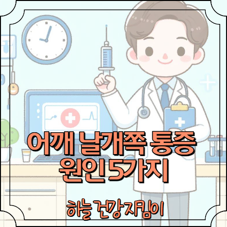 어깨 날개쪽 통증 원인 5가지