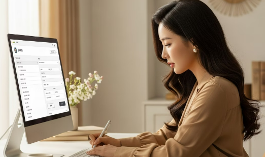 조기폐차 신청하는 여성