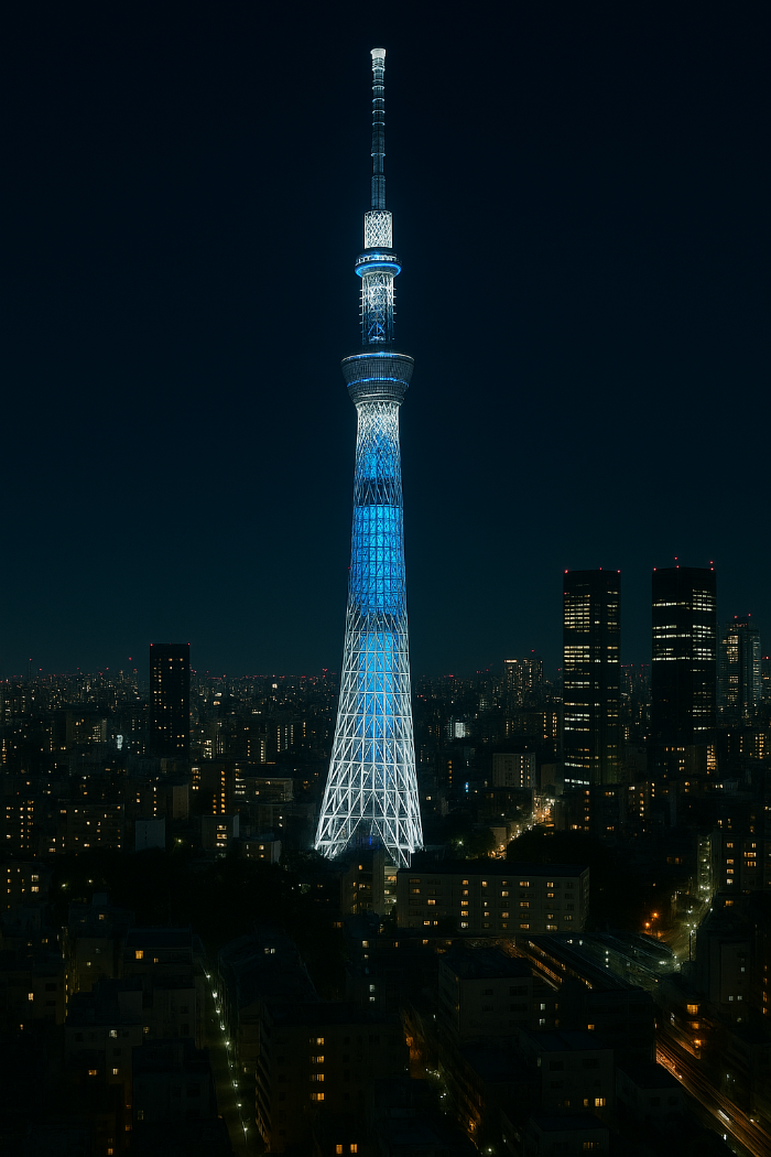일본 도쿄스카이트리: 천상과 지상을 잇는 야경