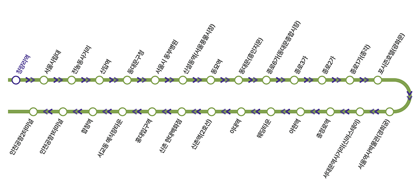 6002번-공항버스-노선도