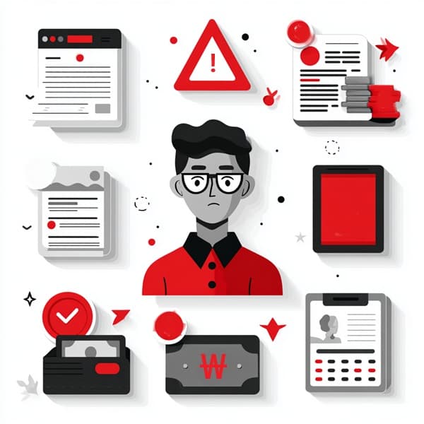 외주 수입이 반복 입금되는 계좌 흐름을 시각화한 이미지