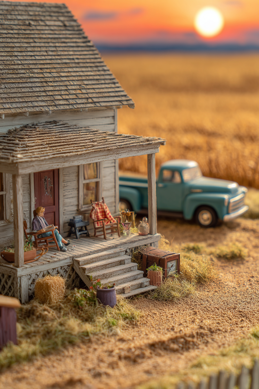 미니어처풍으로 재해석한 러빙 장면 by pearl's review