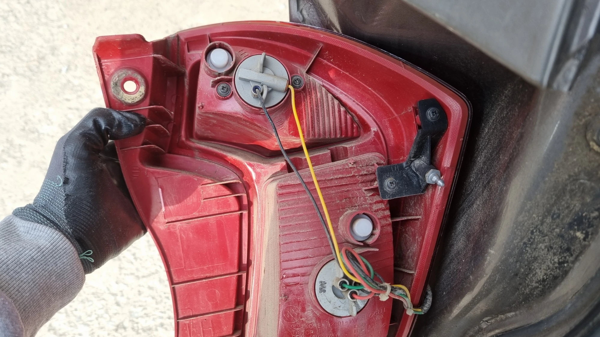 미등 브레이크 등 램프 위치